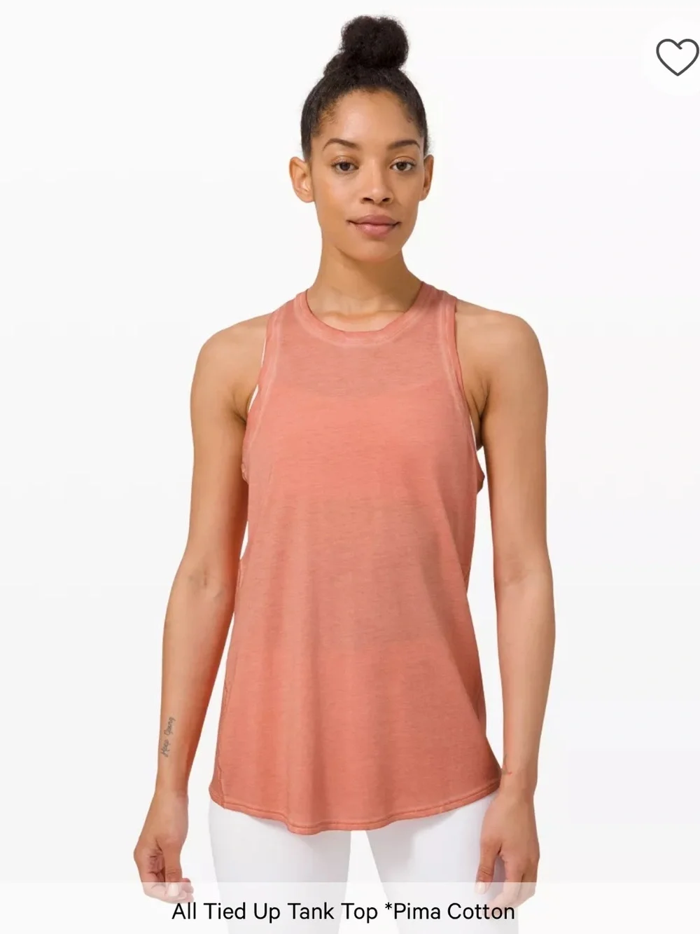 Lululemon All Tied Up Tank Top Pima Cotton